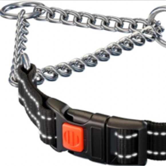 CollarDirect Martingale Dog Collar Stainless Steel Chain & Quick Release Buckle - Picture 8 of 11